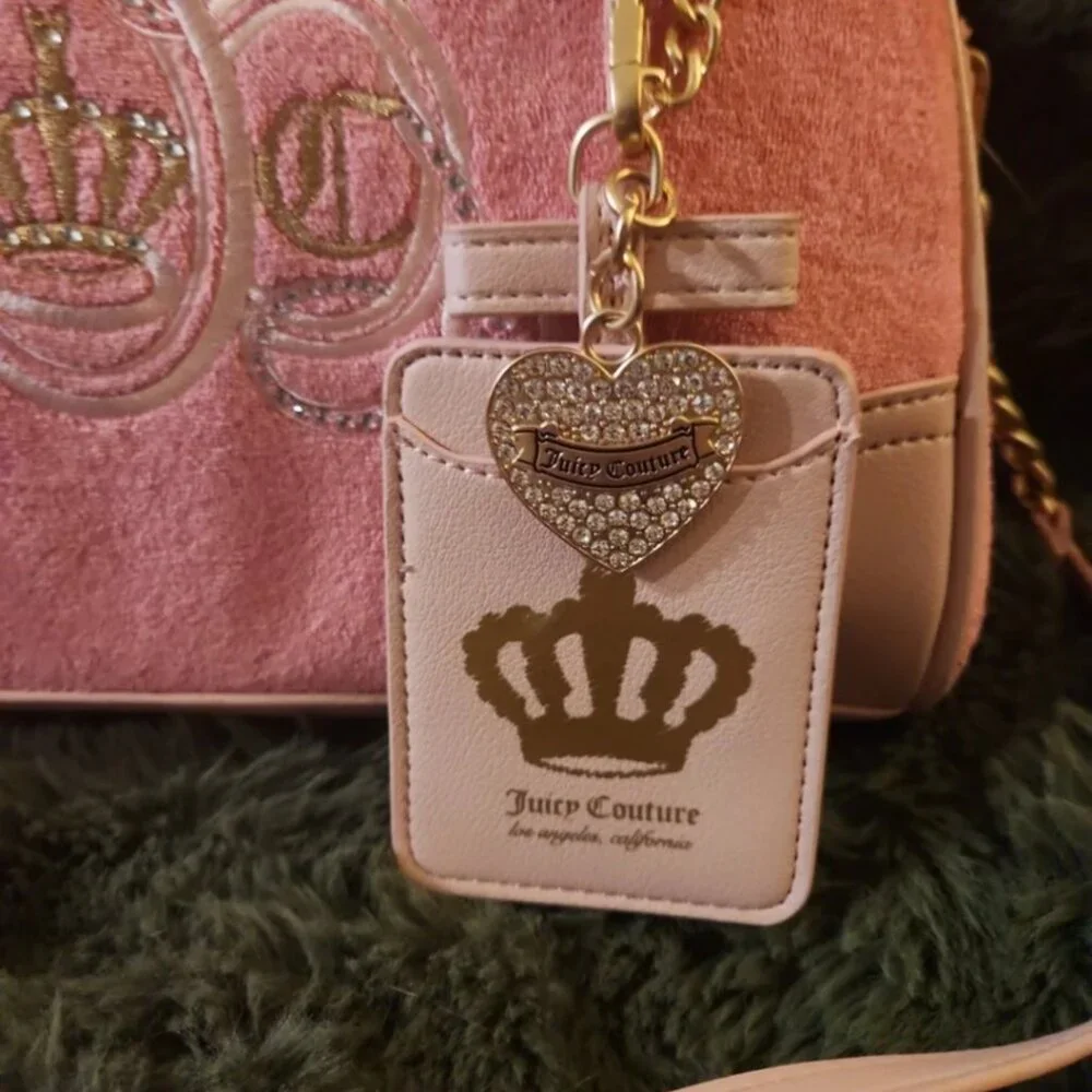 Pink and lemon juicy couture bowler bag - Picture 3 of 5